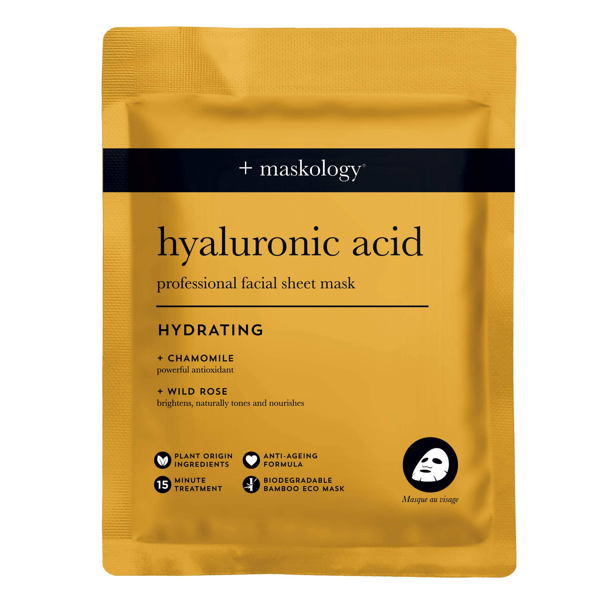 +maskology HYALURONIC ACID Professional Sheet Mask