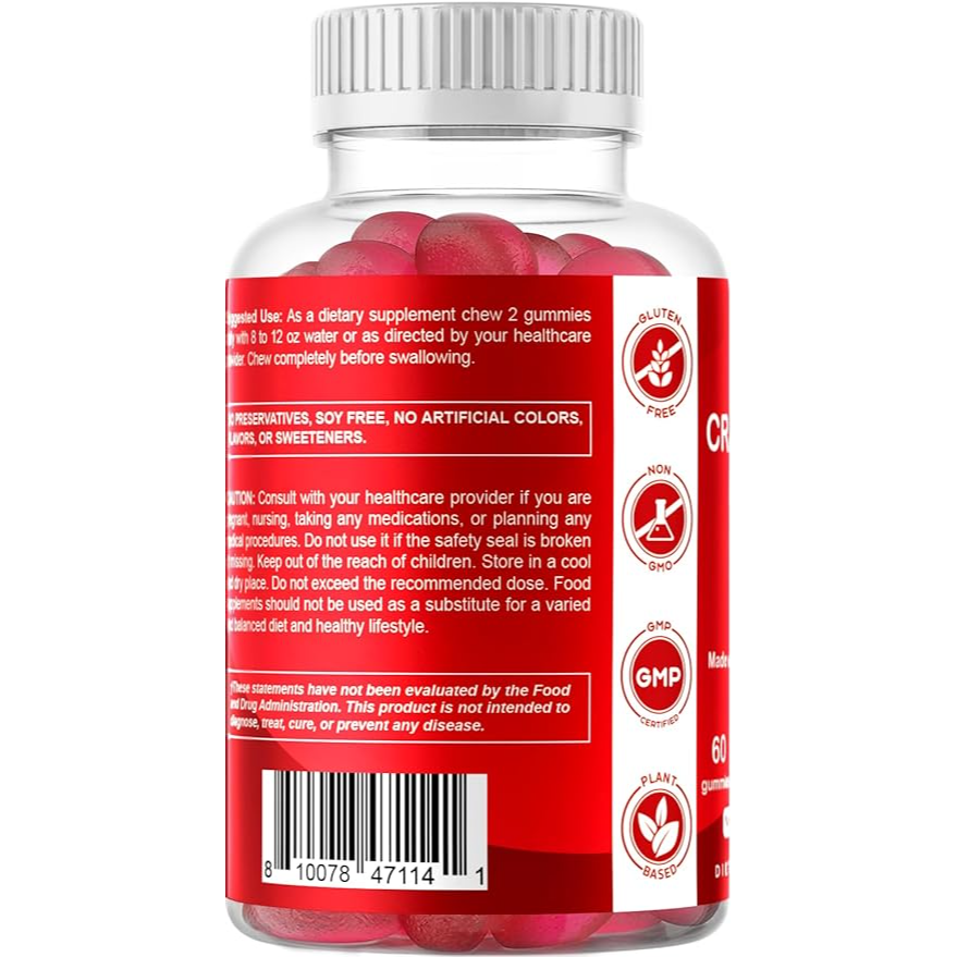 Vitamatic Cranberry with Probiotics | 60 Vegan Gummies