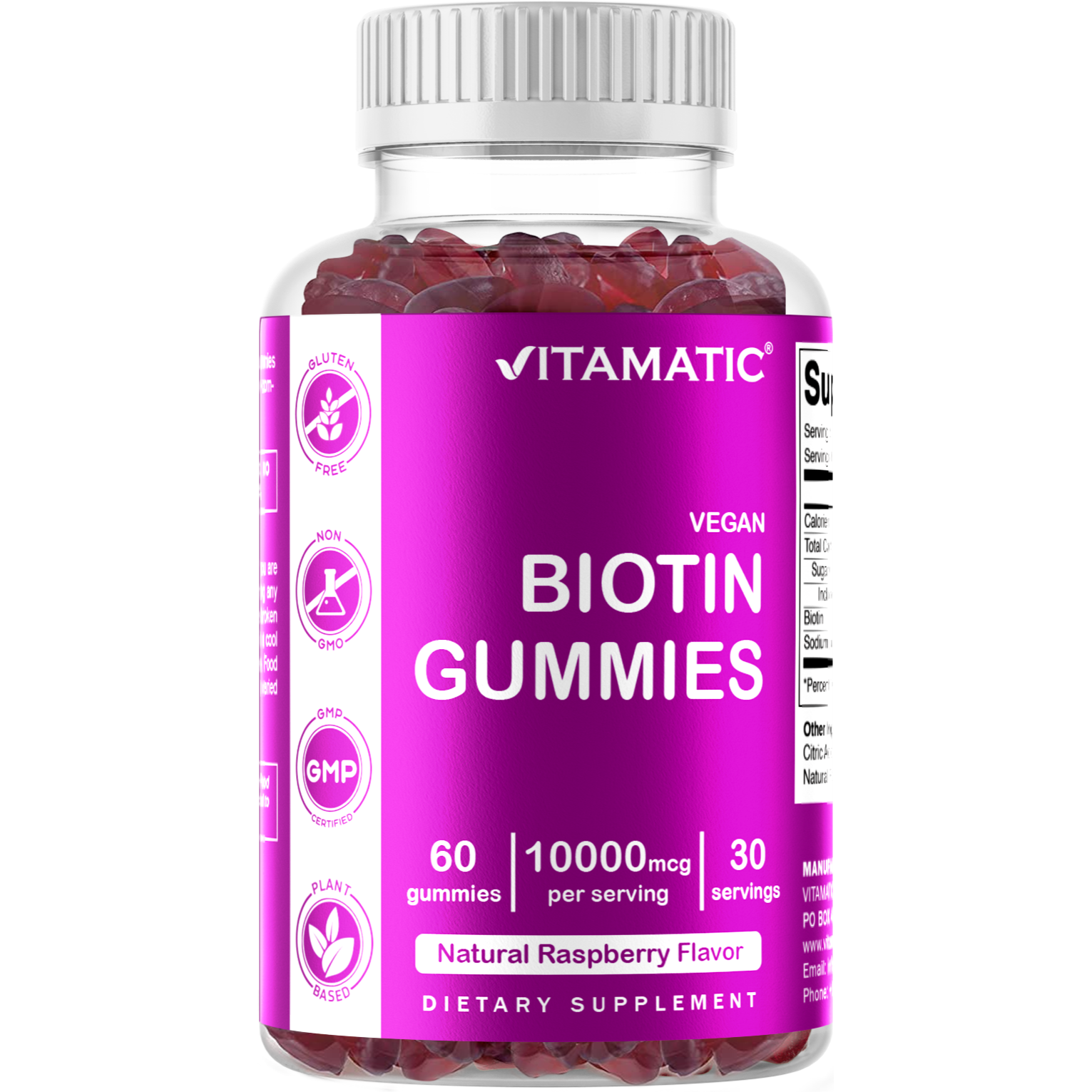 Vitamatic Biotin Gummies 10,000mcg