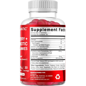 Vitamatic Cranberry with Probiotics | 60 Vegan Gummies