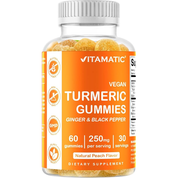 Vitamatic Turmeric Ginger with Black Pepper 60 Vegan Gummies