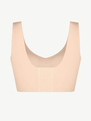 Fitted V-Neck Seamless Bra Tank Top