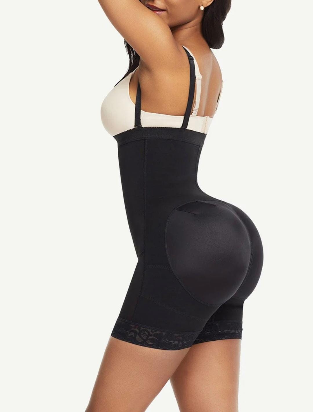 Detachable Straps Side Zip Postoperative Body Shaper