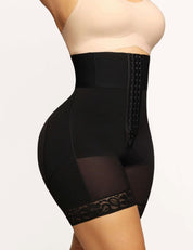 3-bones Triple-breasted High-waisted Elastic Body Butt Lifter