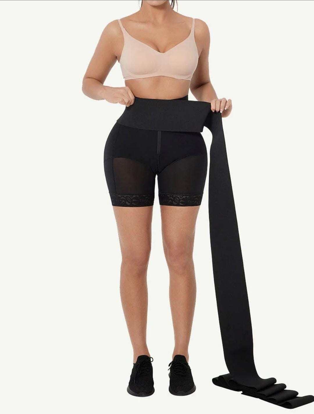 Shapewear Pants With A Rubber String Waist Trainer