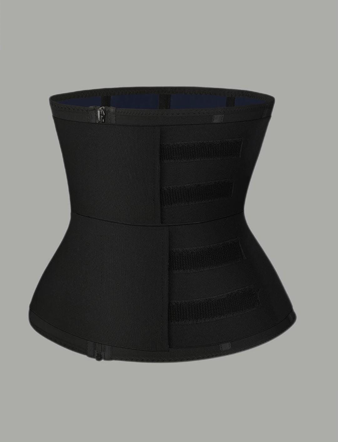 Steel Boned Tummy Control Waist Trainer with Double Belts
