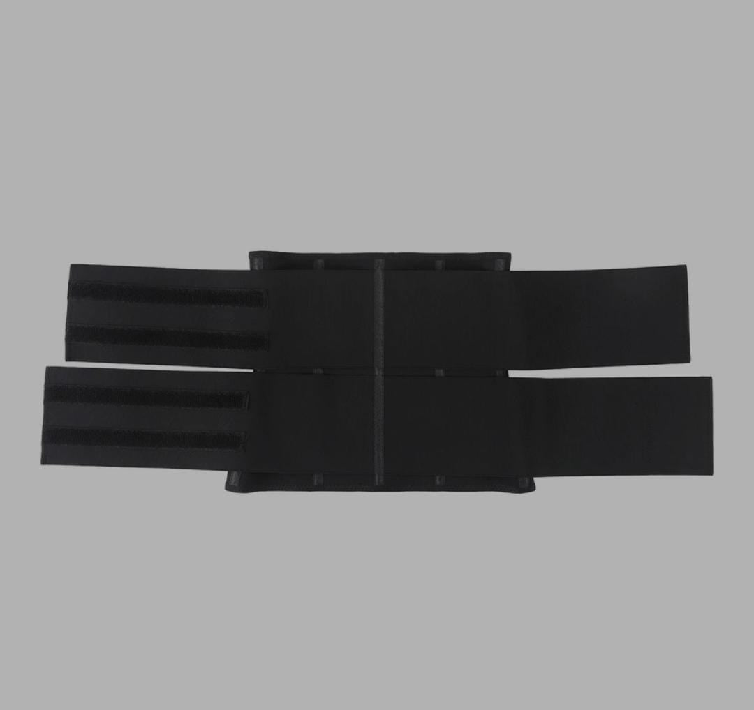 Steel Boned Tummy Control Waist Trainer with Double Belts