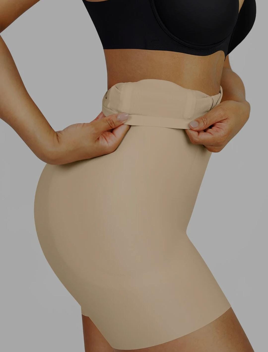 High Waisted Air Slim Butt Lifter with Removable Hip Pads