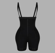 Butt Lifter High Waist Lace Removable Pads Firm Compression