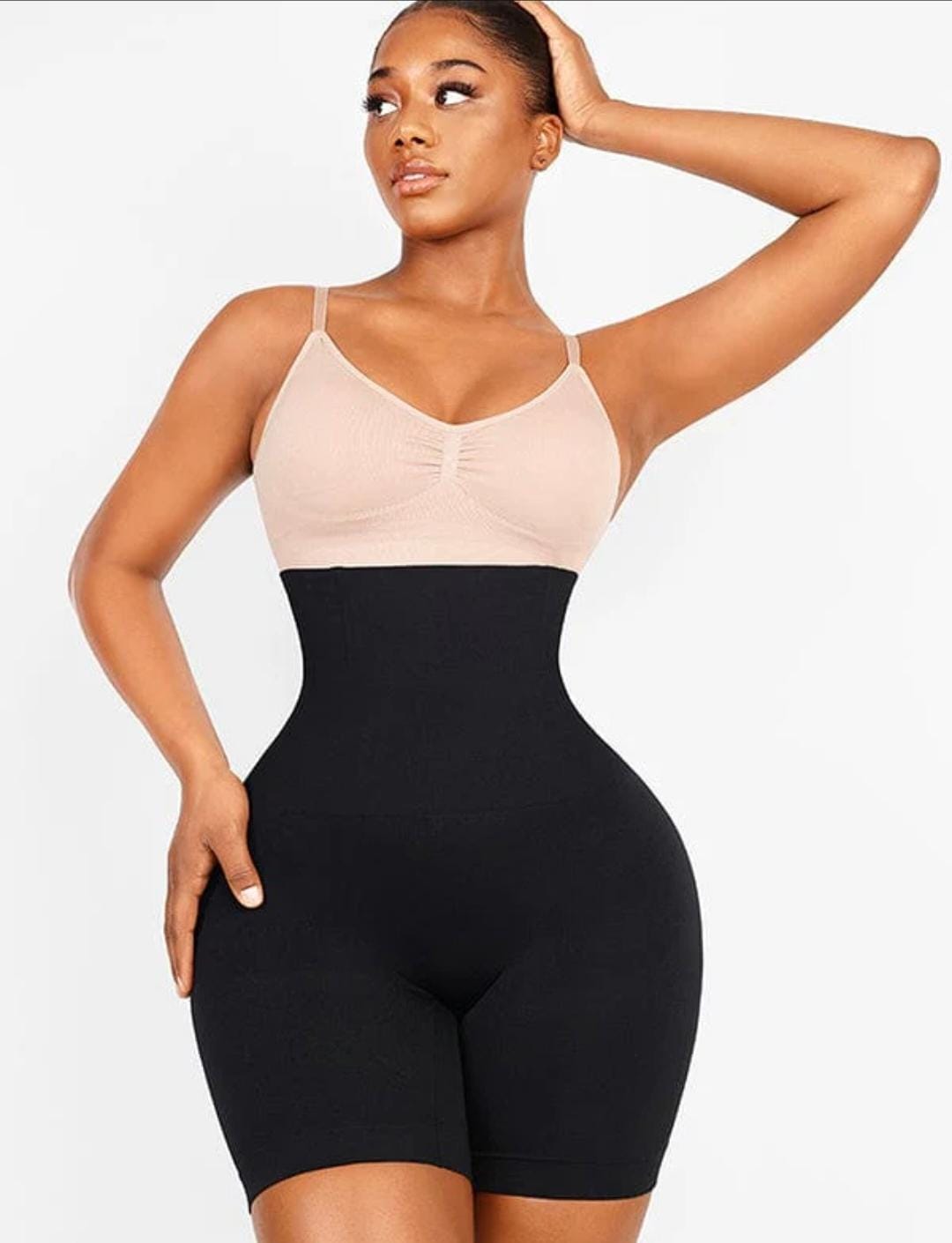 Seamless Double-Layer Tummy Panel 4 Steel Bones Shapewear Shorts