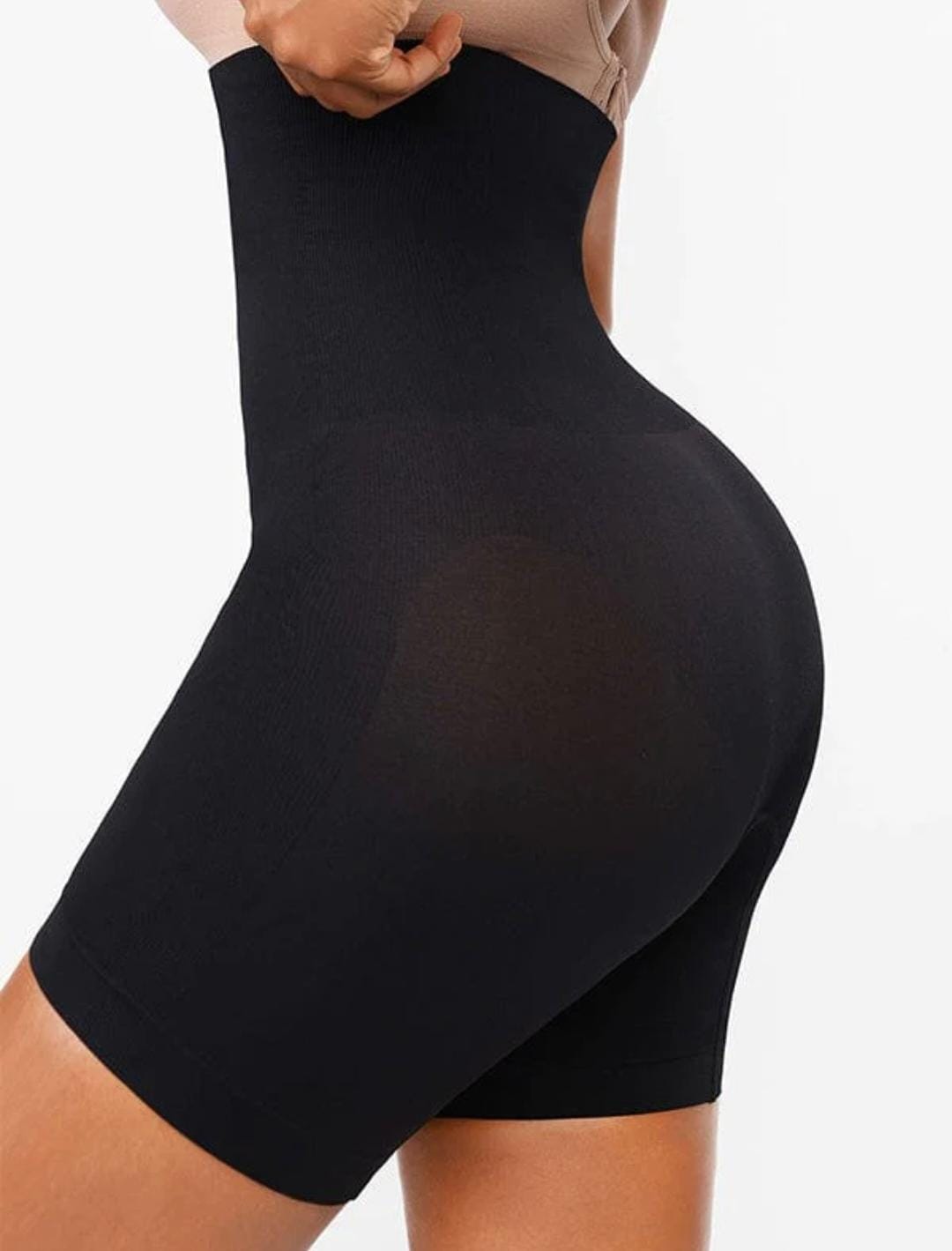 Seamless Double-Layer Tummy Panel 4 Steel Bones Shapewear Shorts