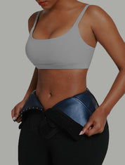 Butt Lifting Leggings Slimming Belt Smooth Hooks with Pocket for Yoga