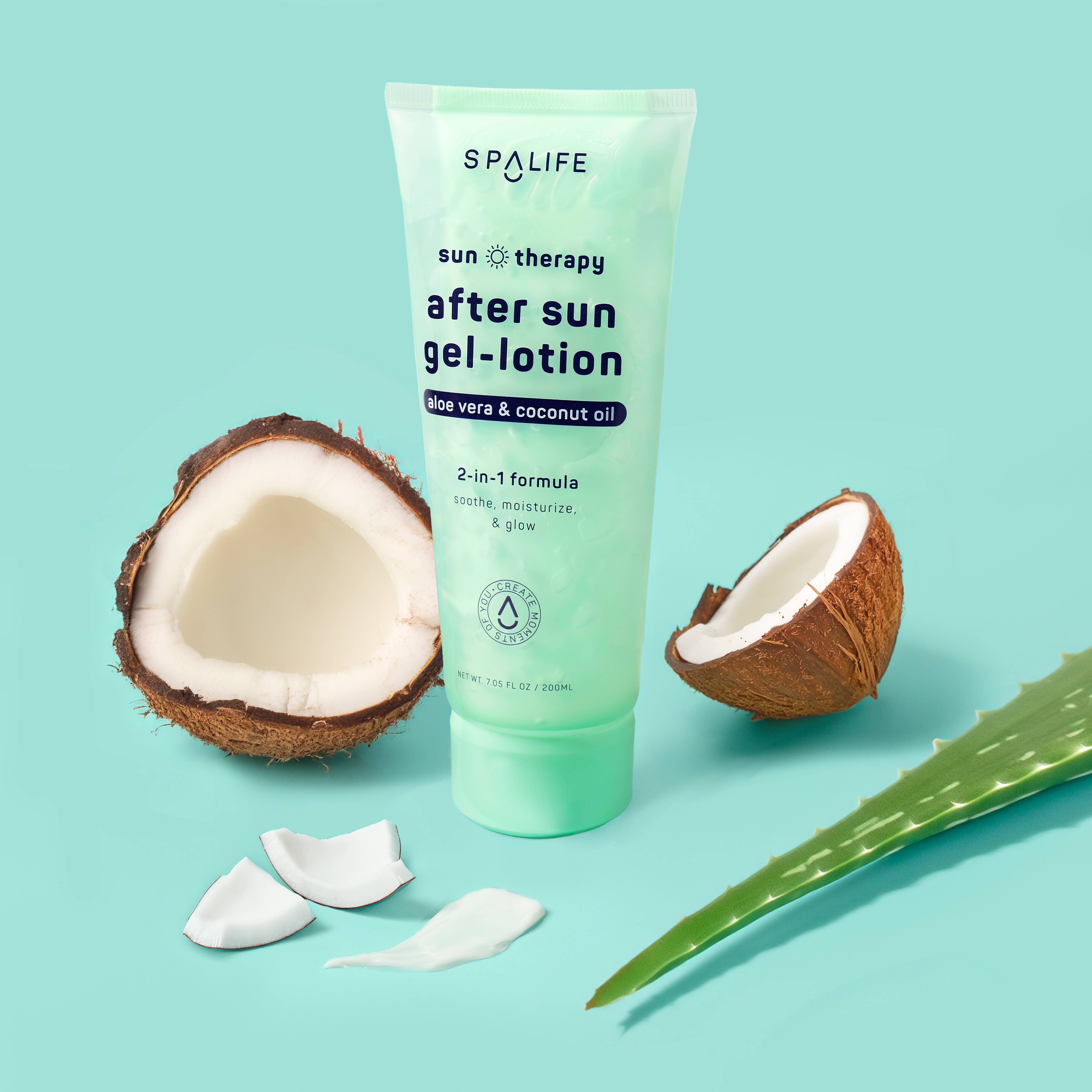 After Sun Gel-Lotion Aloe Vera & Coconut Oil 2 in1 Formula