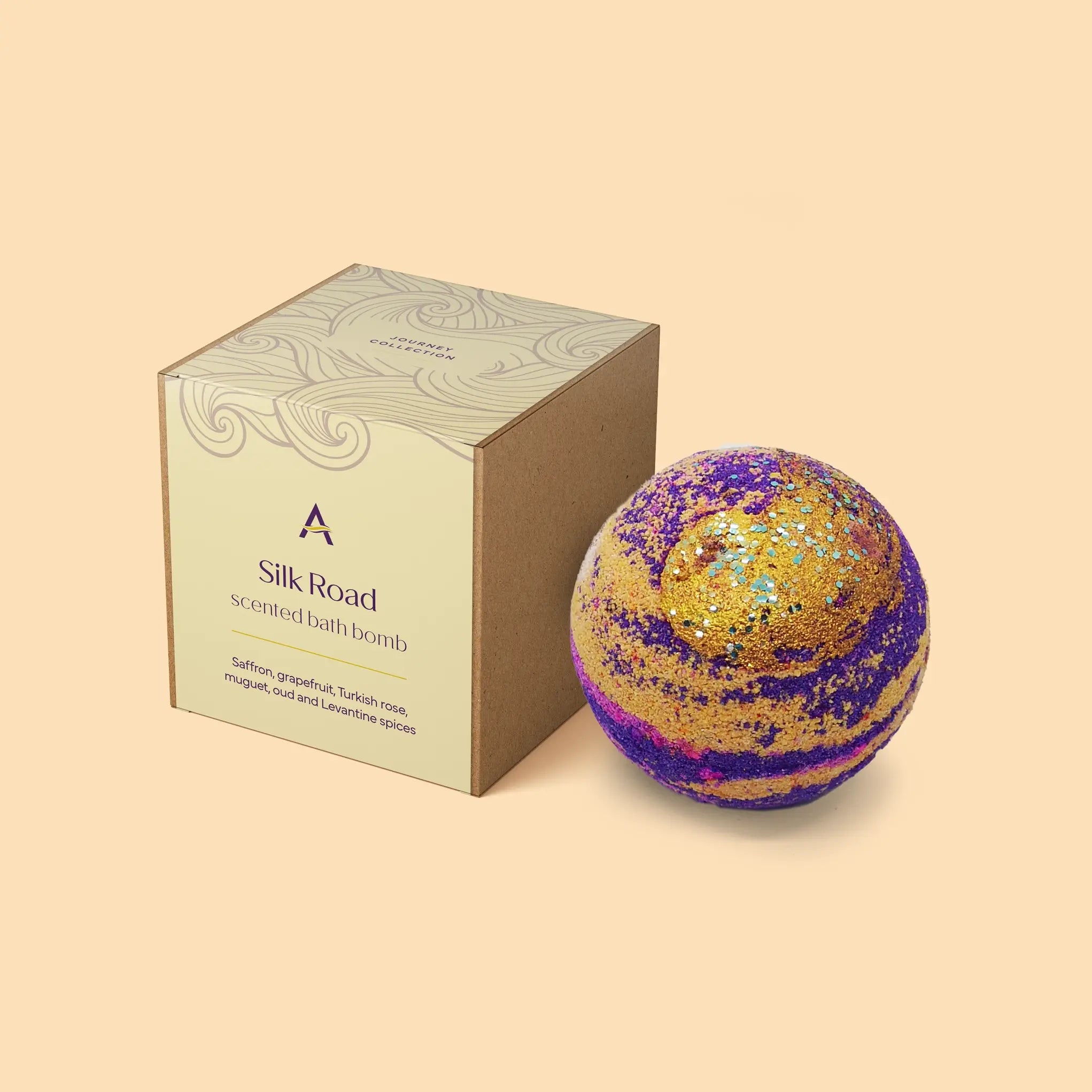 Silk Road exotic oud bath bomb