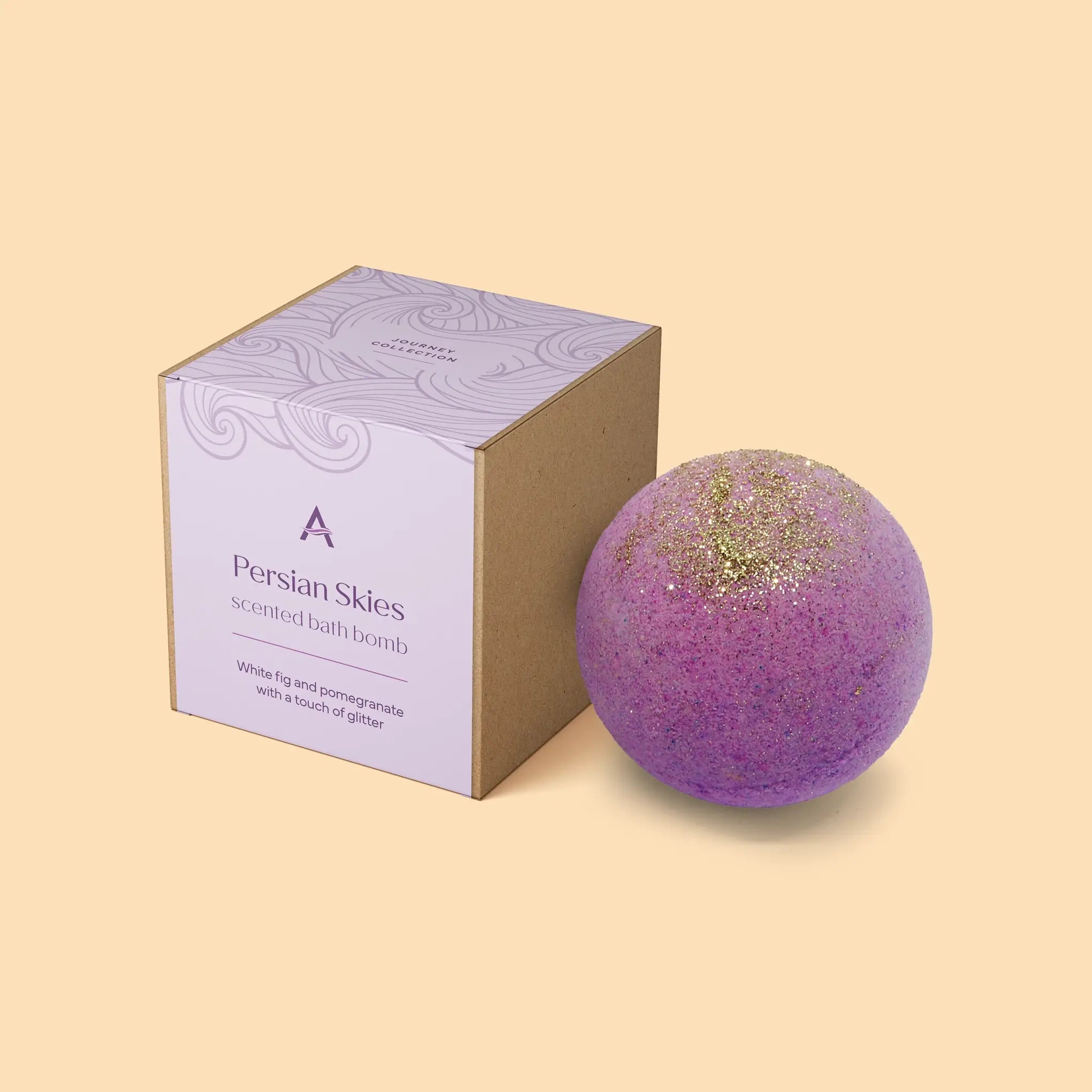 Persian Skies fig and pomegranate bath bomb