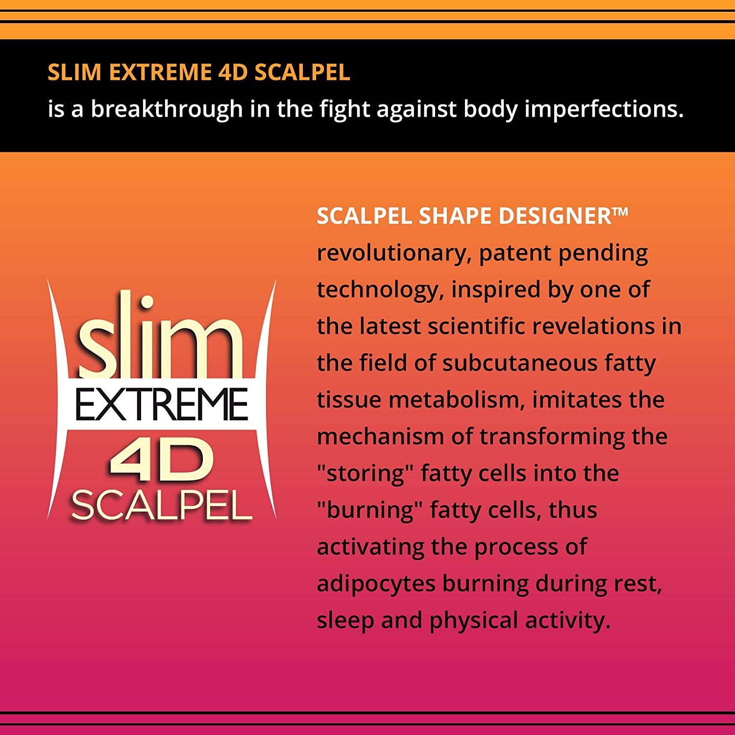 Slim Extreme 4D Scalpel Super-Concentrated Serum Reducing Fa