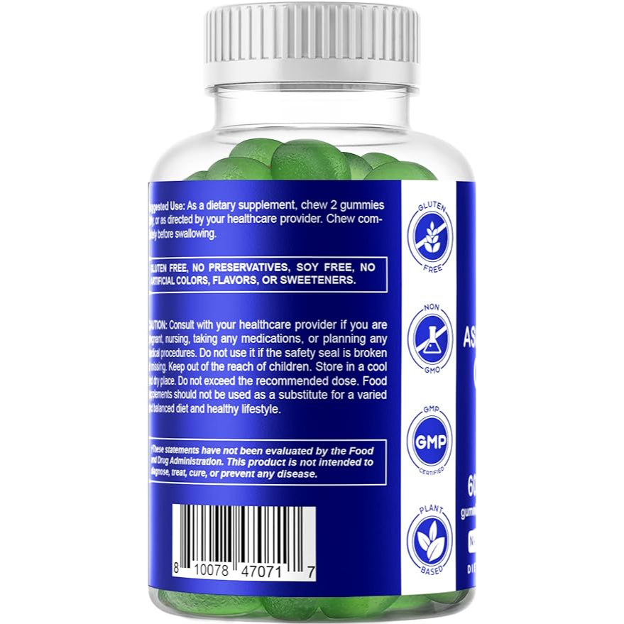 Vitamatic Ashwagandha 1500mg | 60 Vegan Gummies