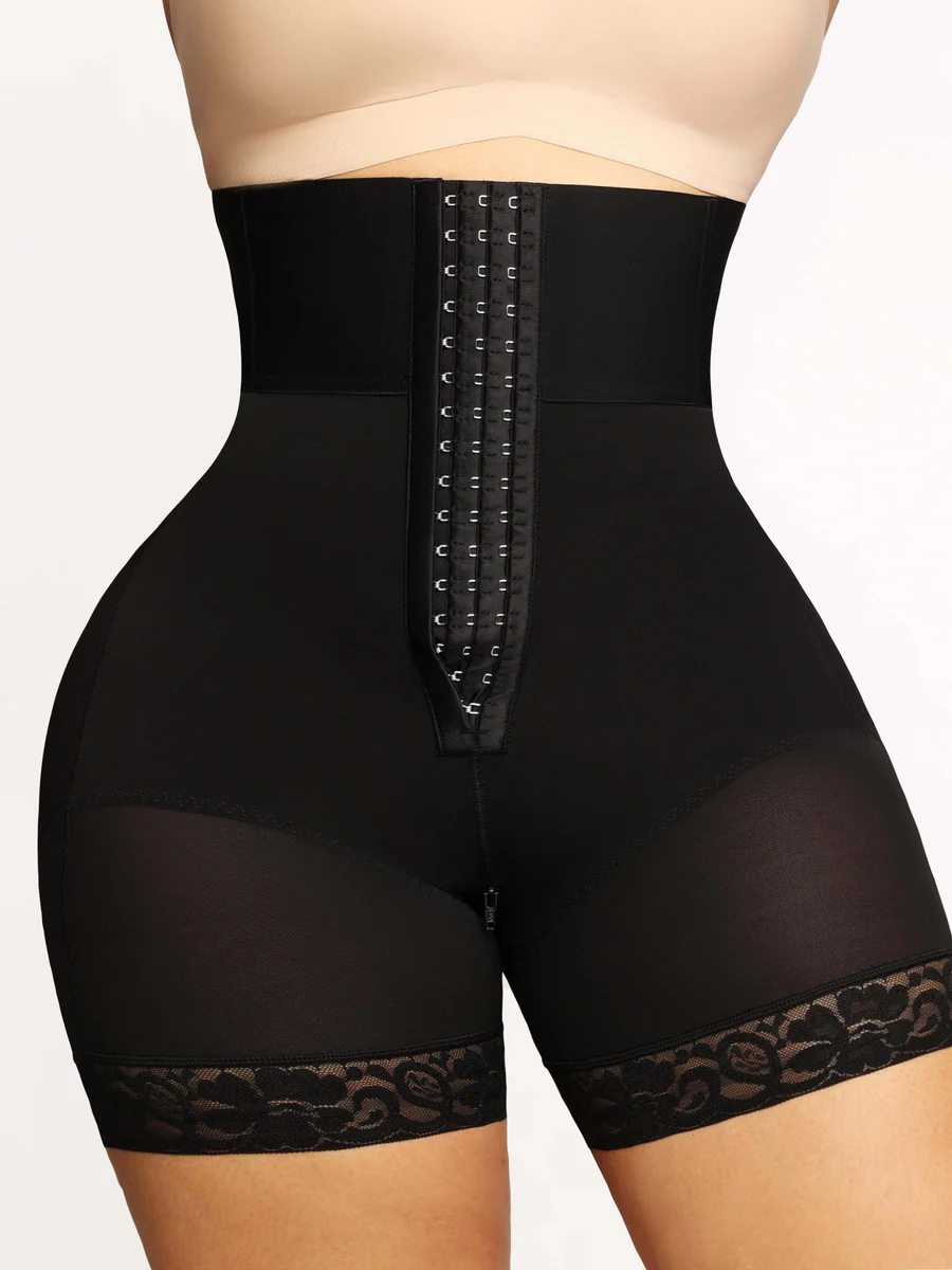 Long high waist strapless body-shaper