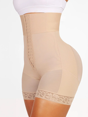 Long high waist strapless body-shaper