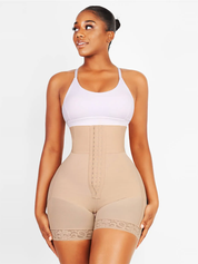 Long high waist strapless body-shaper