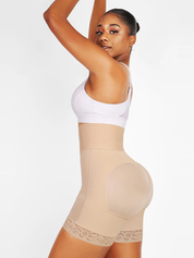 Long high waist strapless body-shaper