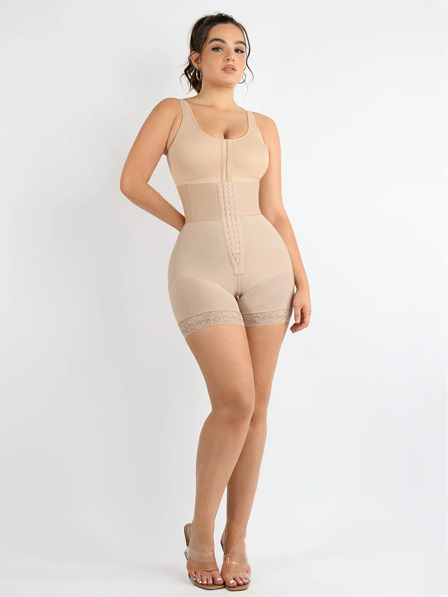 Long high waist strapless body-shaper