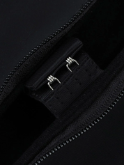 Black 7 Steel Bones Waist Cincher Double Belts Body Trimmer