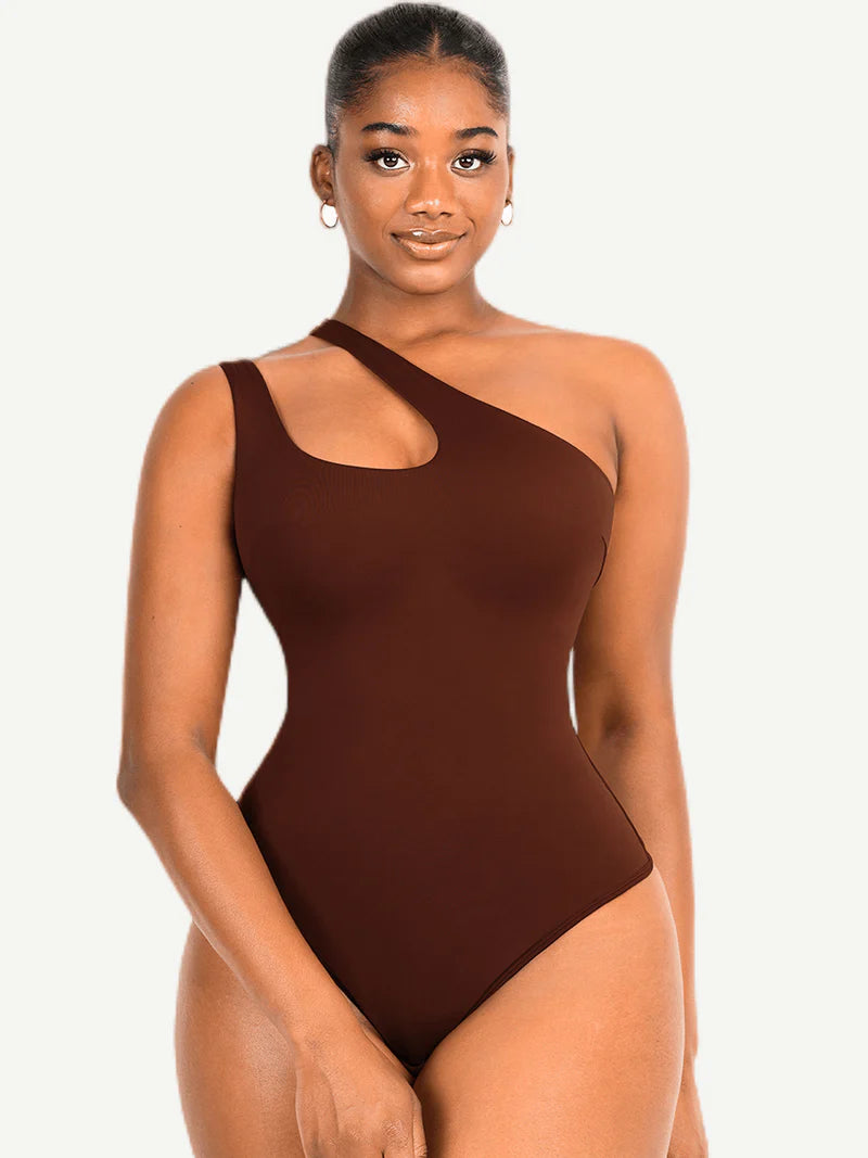 One Side Shoulder Bodysuit