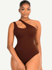 One Side Shoulder Bodysuit