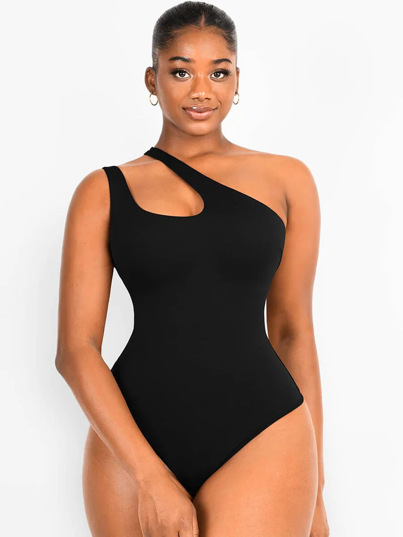 One Side Shoulder Bodysuit