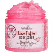 6.7oz Love Flutter Body Scrub | Body Wash | Moisturizer