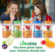 Lifeable Sugar Free Vitamin B Complex with Vitamin C Gummies