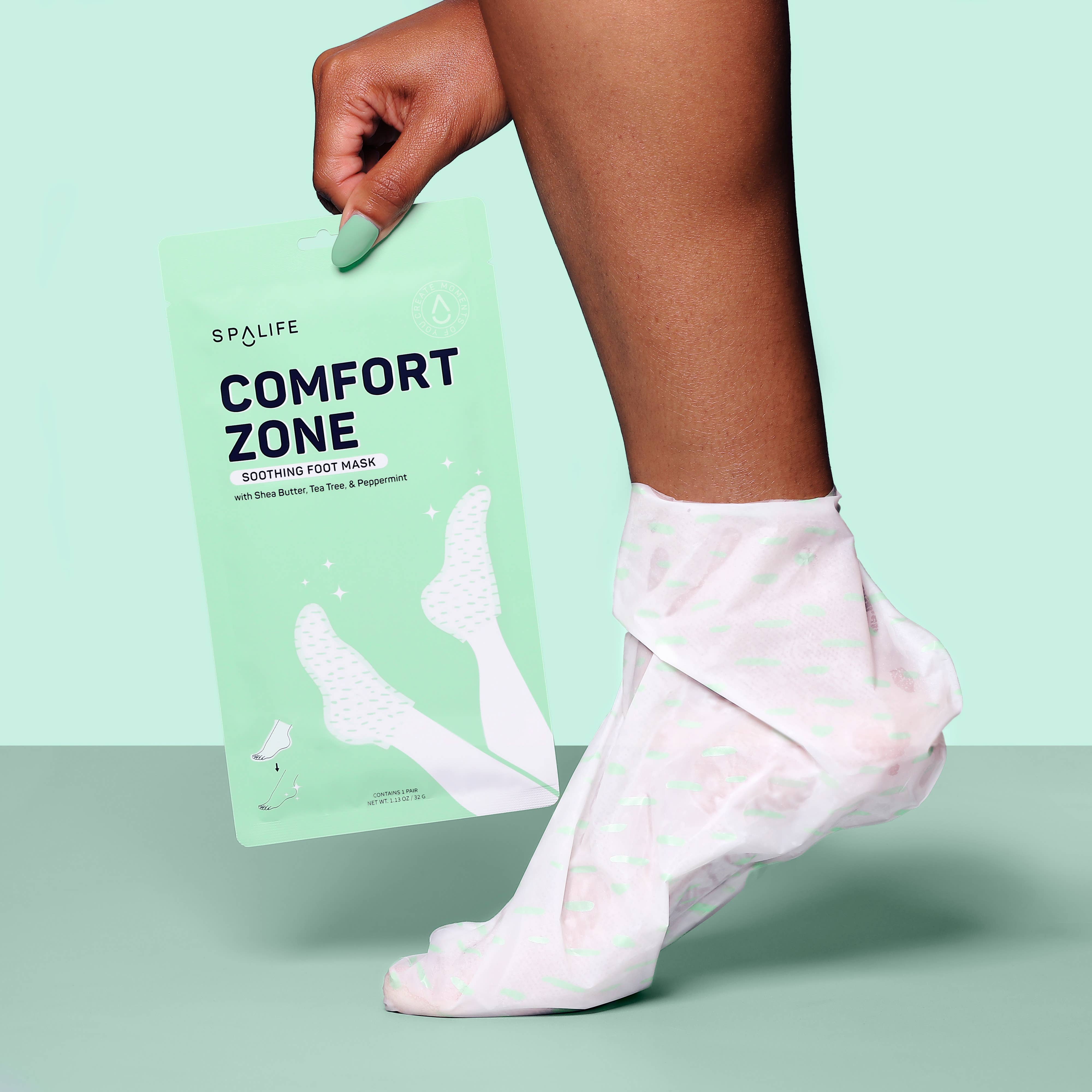 Comfort Zone Soothing Foot Mask with - 3 Pairs