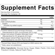 Vitamatic Turmeric Ginger with Black Pepper 60 Vegan Gummies