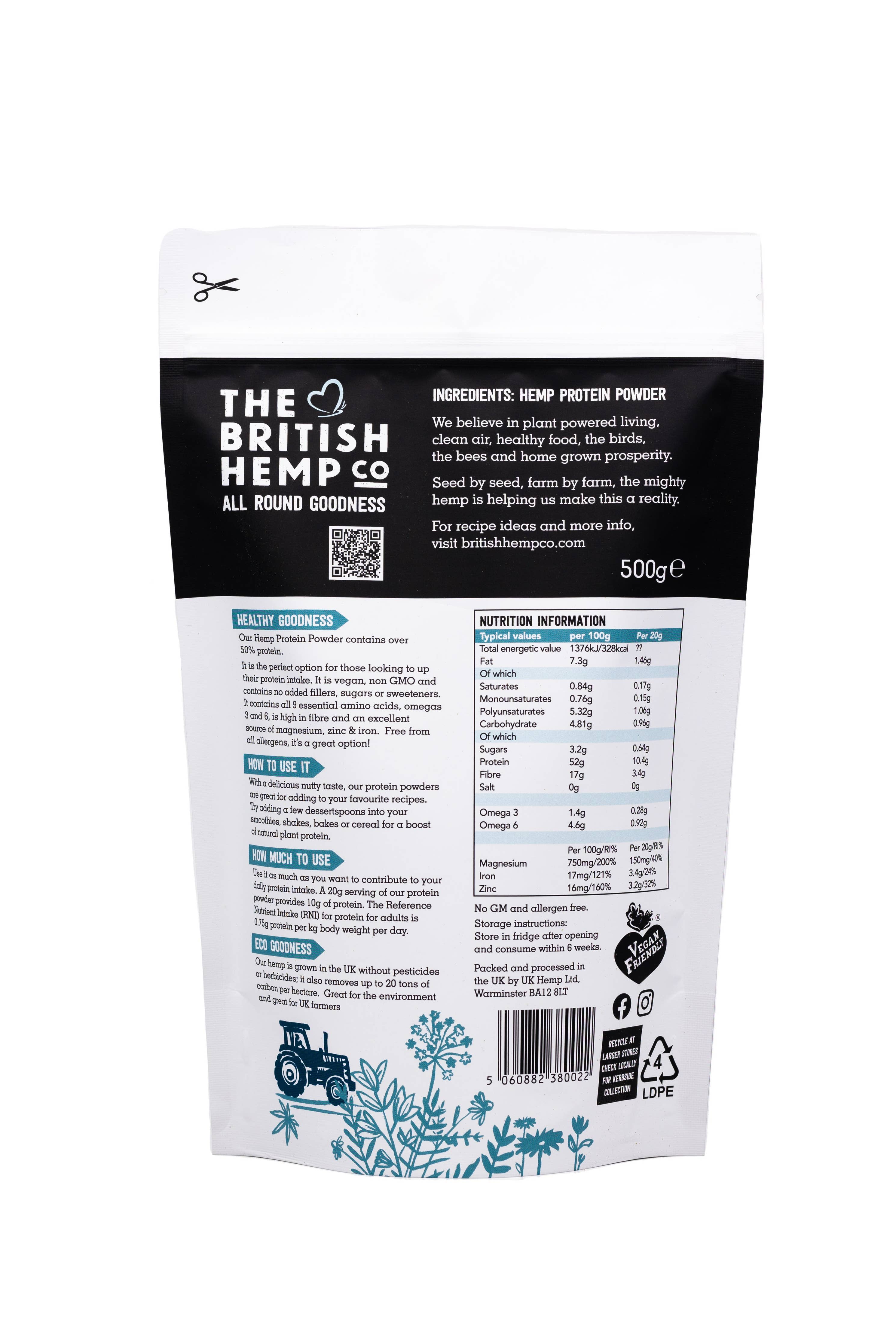 HEMP PROTEIN POWDER - 50%