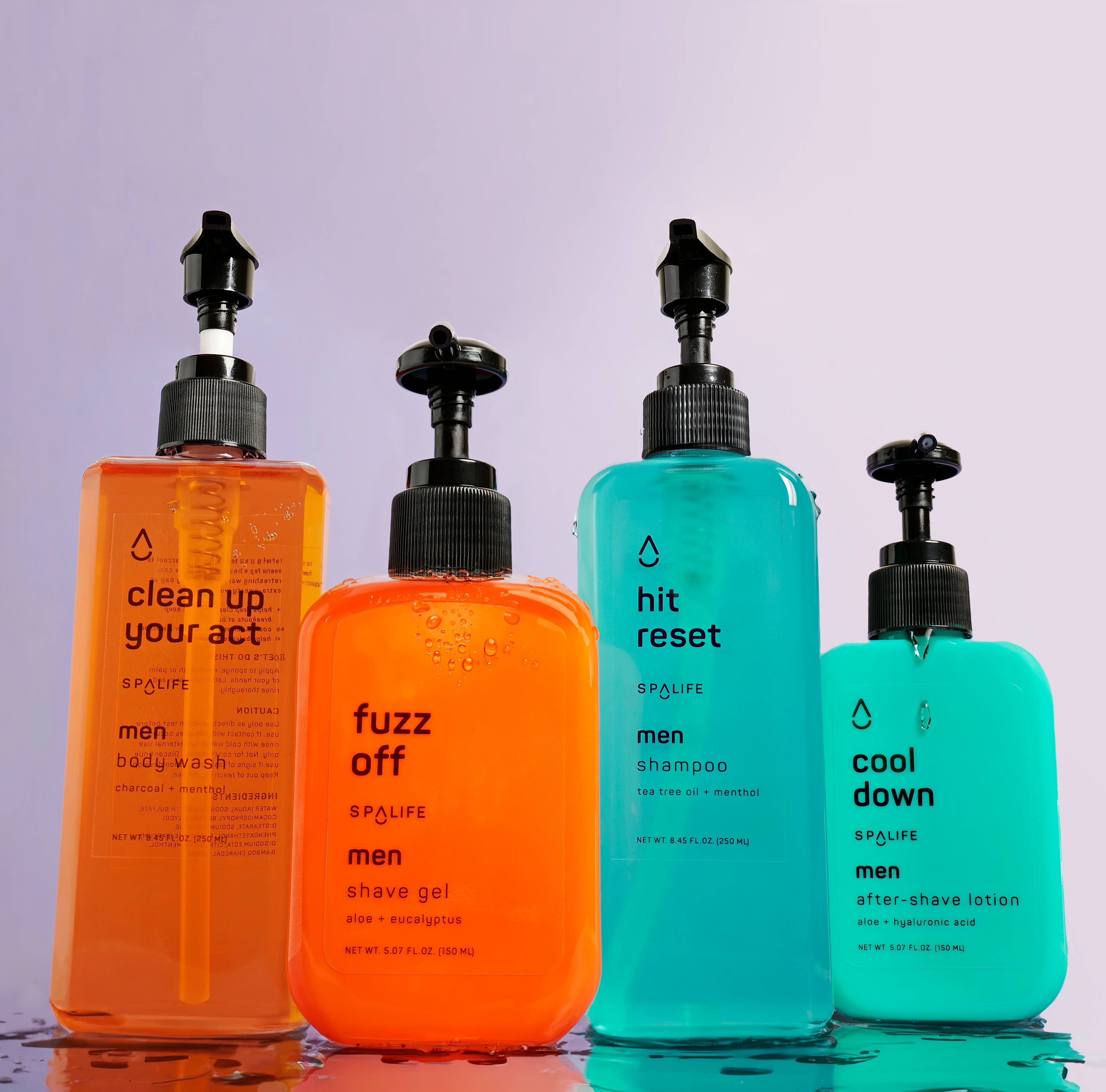 Men's Hair & Body Care Grooming Kit,  Men's Skincare - 4 Pc