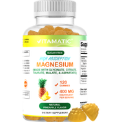 Vitamatic | Magnesium 400mg per Serving | 120 Gummies