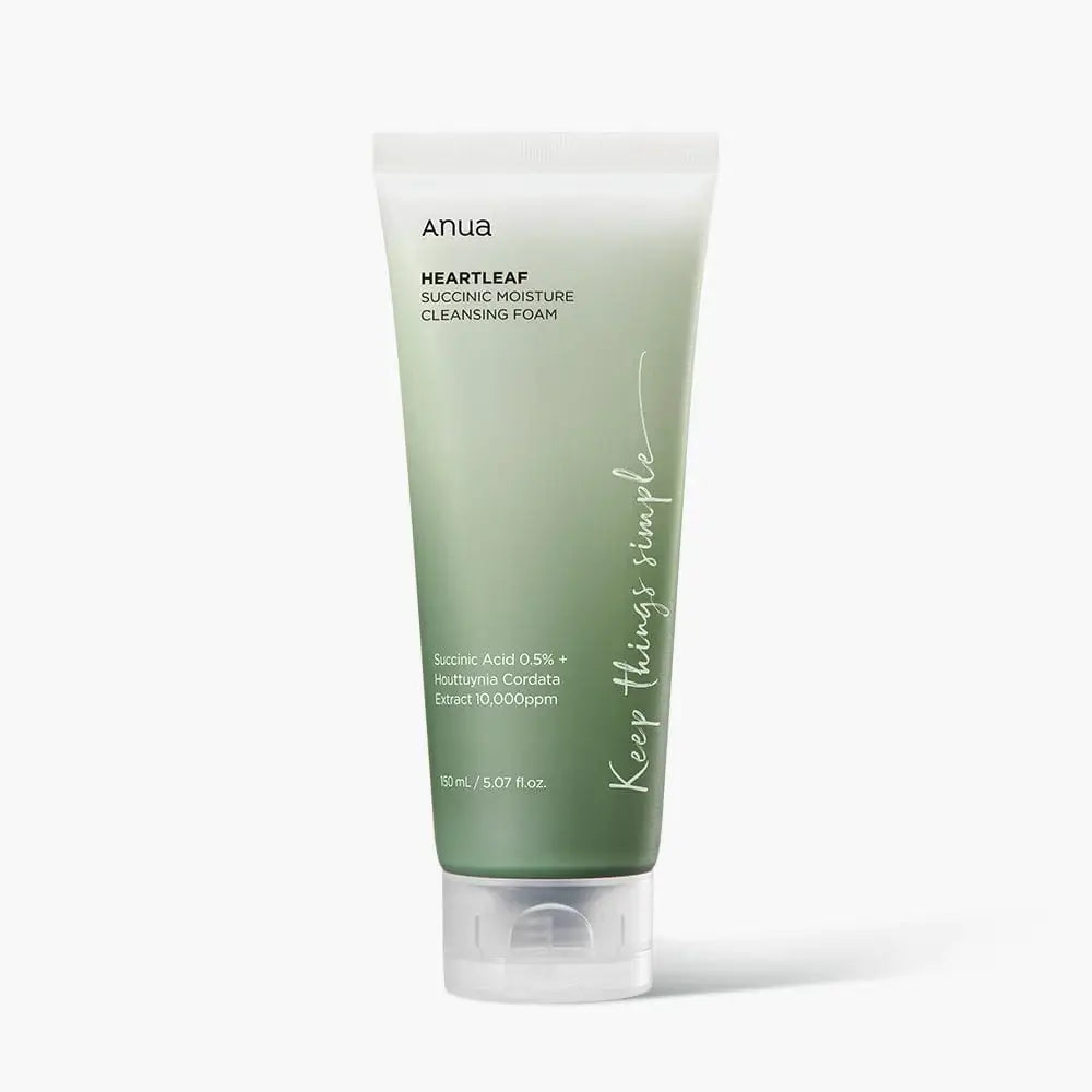 [ANUA] HEARTLEAF SUCCINIC MOISTURE CLEANSING FOAM 150ML