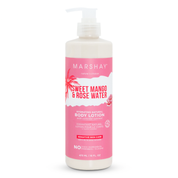 Shea + Oatmeal Body Lotion 16 oz Sweet Mango + Rosewater