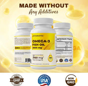 Vitamatic Omega 3 Fish Oil 3600mg Per Serving 180 Softgels