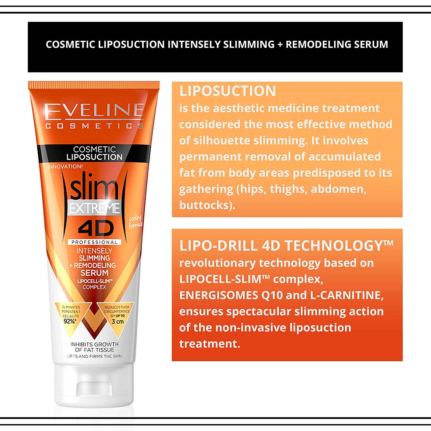 Slim Extreme 4D Liposuction  Slimming and Remodeling Serum