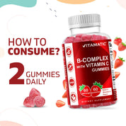 Vitamatic Vitamin B Complex Gummies with Vitamin C