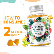 Vitamatic Hydrolyzed Collagen Gummies with  Zinc and Biotin