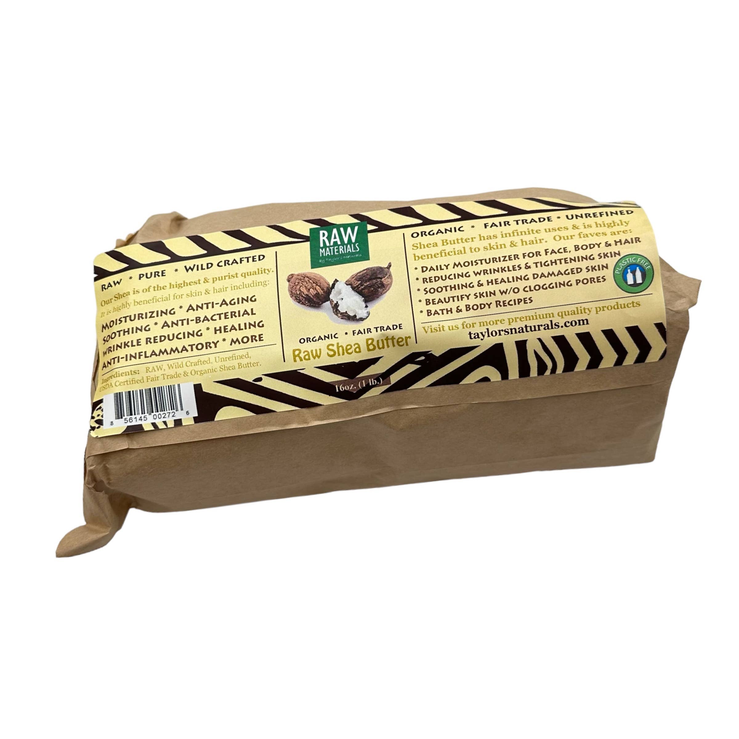 RAW Materials - Shea Butter RAW, Wild Crafted, Organic, Fair