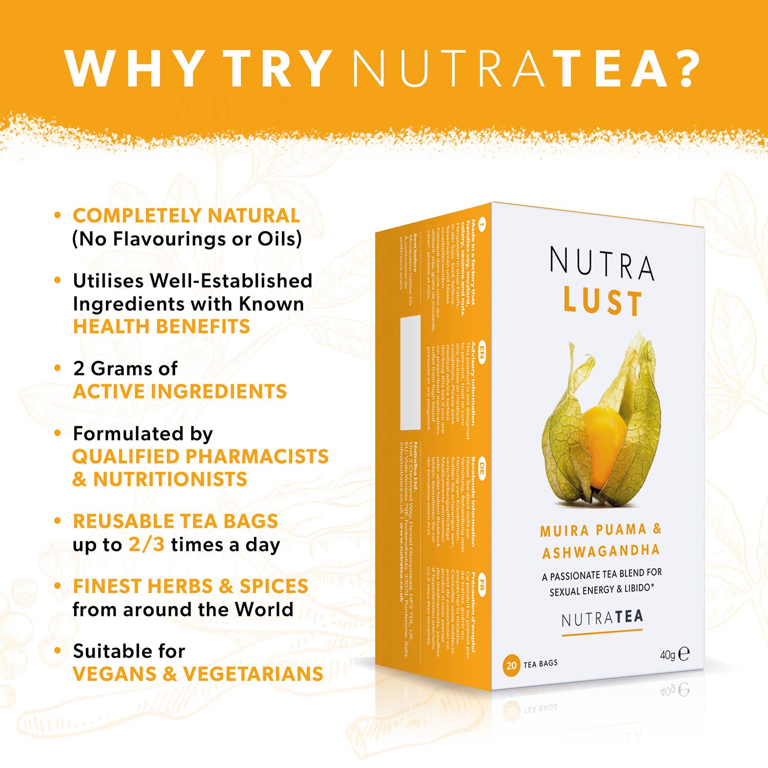 Nutra Lust Herbal Tea