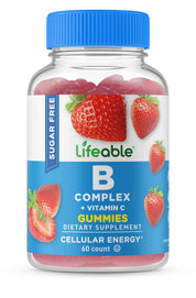 Lifeable Sugar Free Vitamin B Complex with Vitamin C Gummies