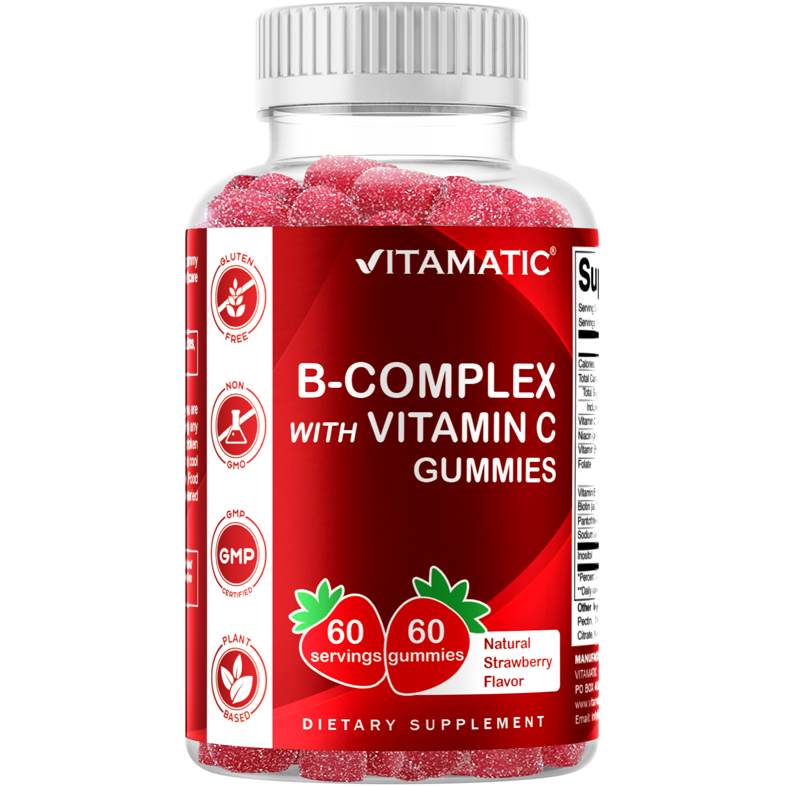 Vitamatic Vitamin B Complex Gummies with Vitamin C