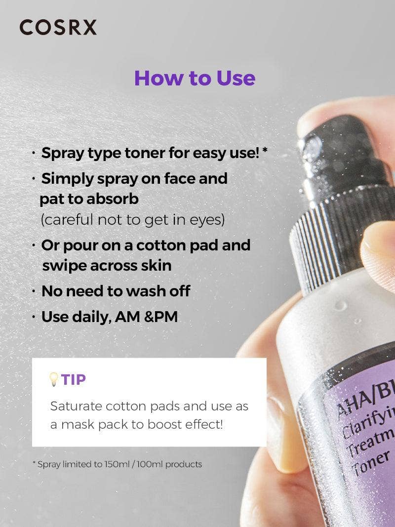 [COSRX] AHA BHA CLARIFYING TREATMENT TONER 150ML