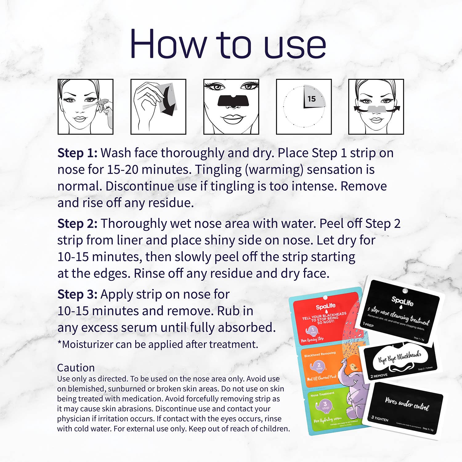 Bye Bye Blackheads 3 Step Nose Cleansing Treatment