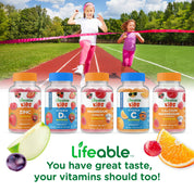 Lifeable Kids Multivitamin Gummies, Immunity And Metabolism